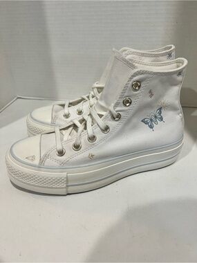 Converse Chuck Taylor All Star Lift Platform Tiny Tattoos Size W6.5